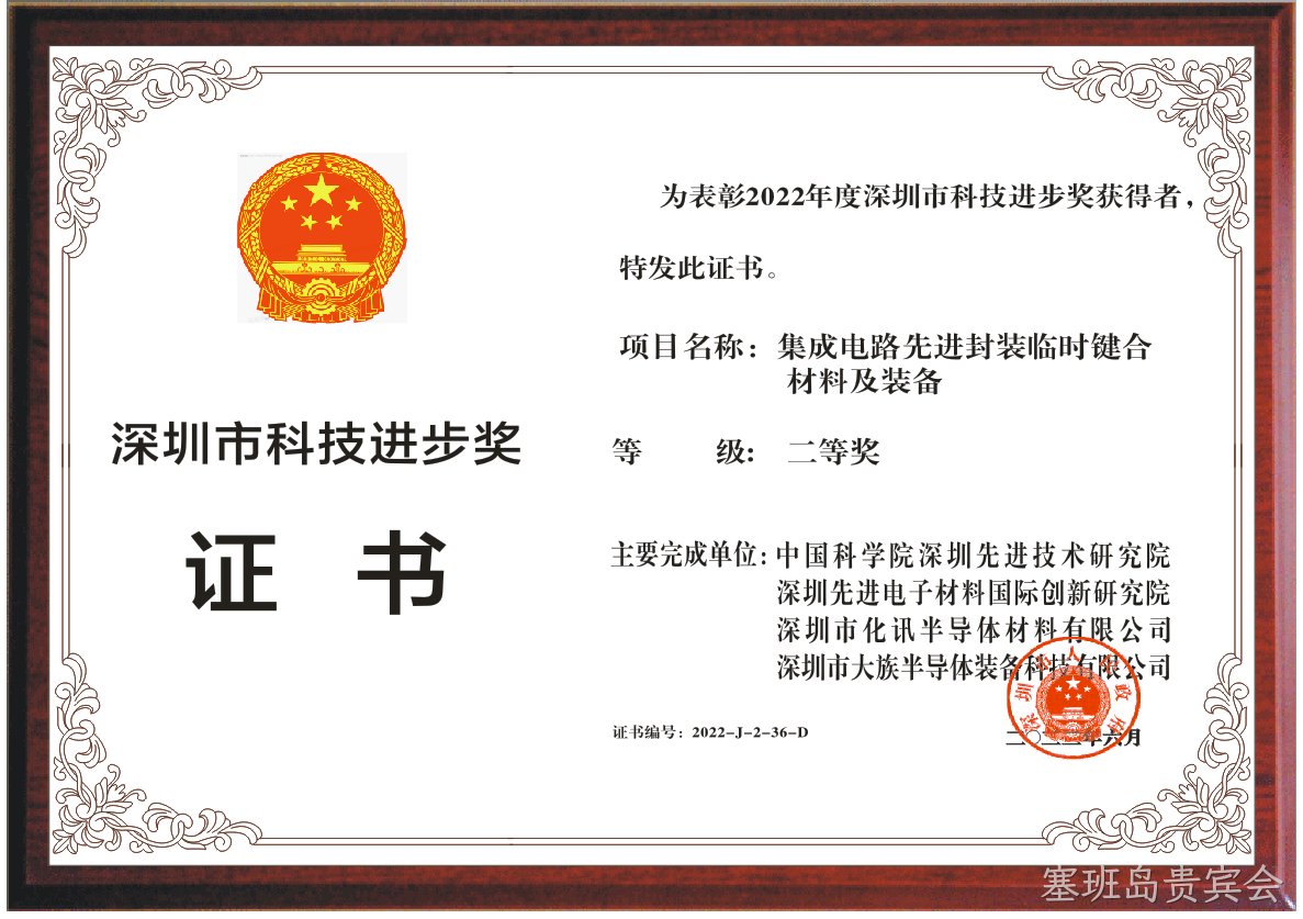 喜讯 | 化讯半导体荣获“常州科技进步奖”二等奖